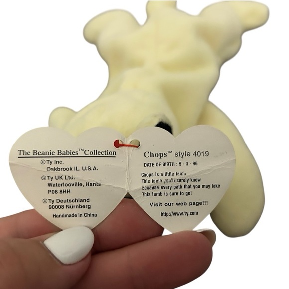 Ty 1996 Beanie Baby Chops Plush Toy - Picture 3 of 10
